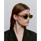 A. KJÆRBEDE A.Kjærbede solbriller Bella Sunglasses Gold Burnt Amber