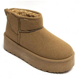 SHOES Agathe dame bamsestøvler 8906 Restudsalg Camel