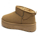 SHOES Agathe dame bamsestøvler 8906 Restudsalg Camel