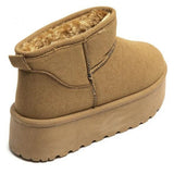 SHOES Agathe dame bamsestøvler 8906 Restudsalg Camel