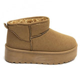 SHOES Agathe dame bamsestøvler 8906 Restudsalg Camel
