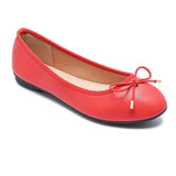 SHOES Alli dame ballerinasko VG256 Restudsalg Rosso