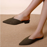 SHOES Alphonsine dame slip on sandaler XL-21 Shoes Olive