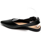 SHOES Amance dame slingback ballerinaer 9705 Shoes Black