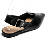 SHOES Amance dame slingback ballerinaer 9705 Shoes Black