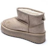 SHOES Ariane dame bamsestøvler WD145 Restudsalg Beige