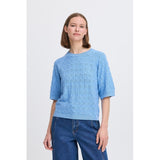 b.young B.YOUNG Dame Strik BYMMORLA Knit Della Robbia Blue Melange