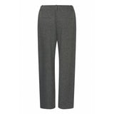 b.young B.YOUNG dame bukser BYETONA Restudsalg Mid Grey Melange