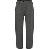 b.young B.YOUNG dame bukser BYETONA Restudsalg Mid Grey Melange