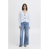 b.young B.YOUNG dame cardigan BXOMEA Cardigan Cashmere Blue MELANGE