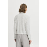 b.young B.YOUNG dame cardigan BYMIFFA Restudsalg Light Grey Melange