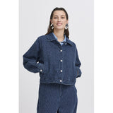 b.young B.YOUNG dame jakke BYKANILLA Jacket Mid Blue Denim