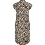 b.young B.YOUNG dame kjole BYFALAKKA Dress Rainy Day Leopard Mix