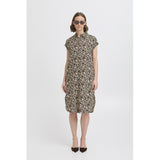 b.young B.YOUNG dame kjole BYFALAKKA Dress Rainy Day Leopard Mix
