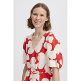 b.young B.YOUNG dame kjole BYIBINE Dress Flame Flower Mix