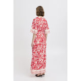b.young B.YOUNG dame kjole BYJASMINA Dress Flame Scarlett Eth Mix