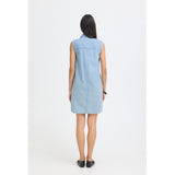 b.young B.YOUNG dame kjole BYKAPUCA Dress Light Blue Denim