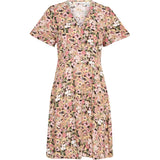 b.young B.YOUNG dame kjole BYMMJOELLA Dress Coral Blush Flower