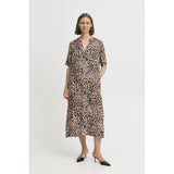 b.young B.YOUNG dame kjole BYMMJOELLA Dress Birch LEOPARD