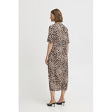 b.young B.YOUNG dame kjole BYMMJOELLA Dress Birch LEOPARD