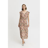 b.young B.YOUNG dame kjole BYMMJOELLA Dress Coral Blush Flower
