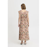 b.young B.YOUNG dame kjole BYMMJOELLA Dress Coral Blush Flower