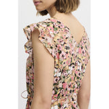 b.young B.YOUNG dame kjole BYMMJOELLA Dress Coral Blush Flower