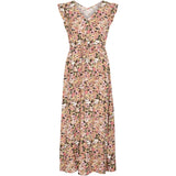 b.young B.YOUNG dame kjole BYMMJOELLA Dress Coral Blush Flower