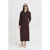 b.young B.YOUNG dame nederdel BYDANTA Restudsalg Hot Chocolate Melange