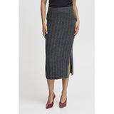 b.young B.YOUNG dame nederdel BYMARIANNE Skirt Dark grey melange