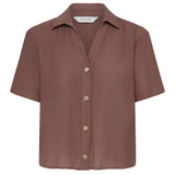 b.young B.YOUNG dame skjorte BYEROLO Shirt French roast