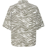 b.young B.YOUNG dame skjorte BYFALAKKA Shirt Animal Kalamata Mix