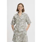 b.young B.YOUNG dame skjorte BYFALAKKA Shirt Animal Kalamata Mix