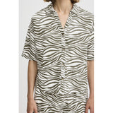 b.young B.YOUNG dame skjorte BYFALAKKA Shirt Animal Kalamata Mix