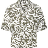 b.young B.YOUNG dame skjorte BYFALAKKA Shirt Animal Kalamata Mix
