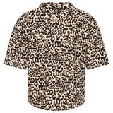 b.young B.YOUNG dame skjorte BYFALAKKA Shirt Rainy Day Leopard Mix
