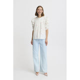 b.young B.YOUNG dame skjorte BYFUNNI Restudsalg Off White Mix