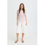 b.young B.YOUNG dame skjorte BYISILAS Shirt Pink Stripe