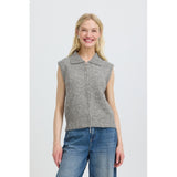 b.young B.YOUNG dame slipover BYOMEA Vest Mid Grey Melange