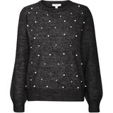 b.young B.YOUNG dame strik BXOKAMA Knit Dark grey melange