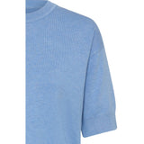b.young B.YOUNG dame t-shirt BYMMORLA T-shirt Della Robbia Blue Melange