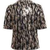 b.young B.YOUNG dame top BYREI Restudsalg Gold Abstract Mix
