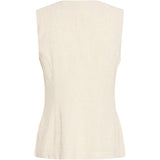 b.young B.YOUNG dame vest BYJOHANNA Vest Nature Linen