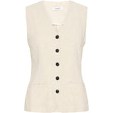 b.young B.YOUNG dame vest BYJOHANNA Vest Nature Linen
