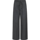 b.young B.Young dame bukser BYXDAYO Pant dark grey stripes
