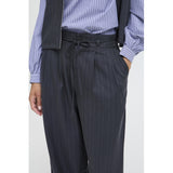 b.young B.Young dame bukser BYXDAYO Pant dark grey stripes