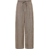 b.young B.Young dame bukser BYXDIYAR Pant BROWN/BLACK TARTAN