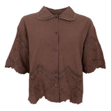 Black Colour BLACK COLOUR dame bluse BCAGNETA Blouse Espresso