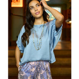 Black Colour BLACK COLOUR dame bluse BCMABEL Blouse Dust blue