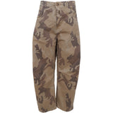 Black Colour BLACK COLOUR dame bukser BCAILA Pant Brown Camouflage